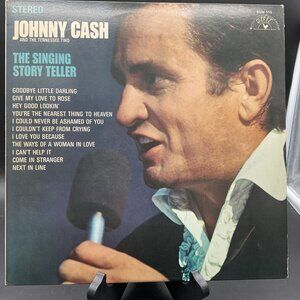 Vtg Johnny Cash "The Singing Story Teller" Vinyl LP Record Sun Records 1970 VG